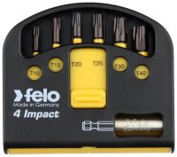 Набор бит Tx Impact с держателем бит в кейсе Swift, 7 шт FELO 02060346