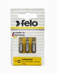 Биты TX10/TX15/TX20 25мм, серия Industrial, 3 шт в блистере Felo 02693116