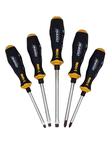Набор отверток Ergonic ударных SL/PZ, 5 шт Felo 45095348