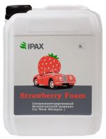 Высококонцентрированный автошампунь для бесконтактной мойки (1:12) IPAX Strawberry Foam 5кг SF-5