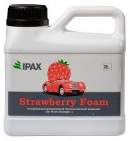 Высококонцентрированный автошампунь для бесконтактной мойки (1:12) IPAX Strawberry Foam 1л SF-1